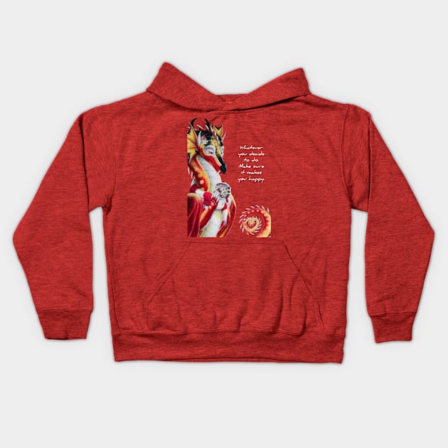 Cozy Lycoris with Hot Chocolate Kids Hoodie by Lycoris ArtSpark